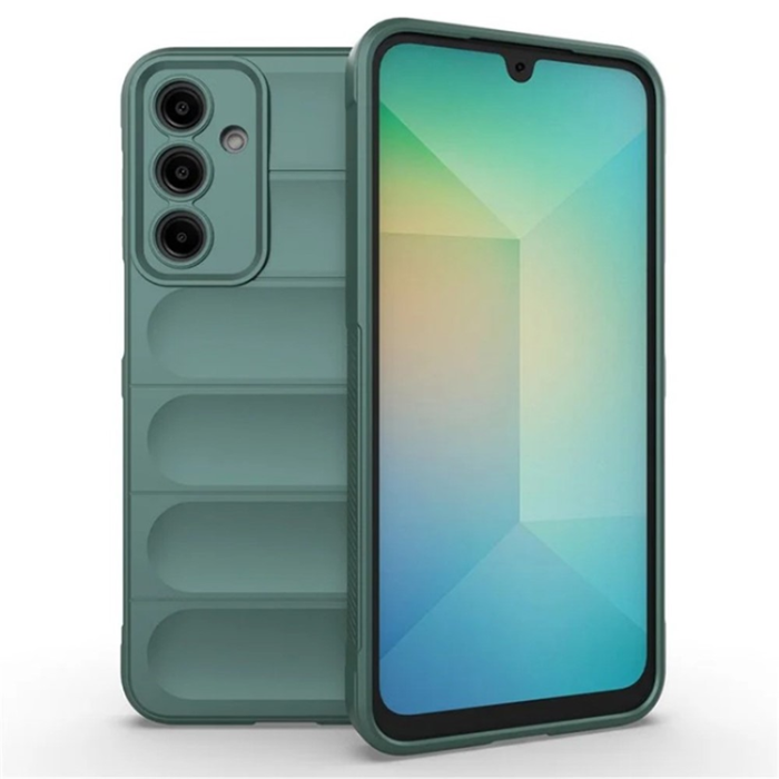 WANLONFENG - WANLONFENG Galaxy A26 Mobilskal med Härdat Glas HD - Grön