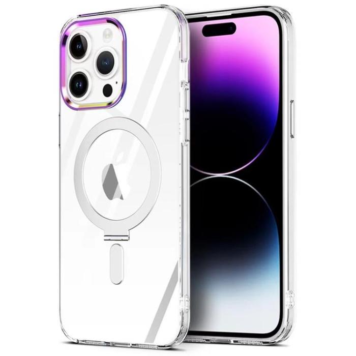 A-One Brand - iPhone 12/12 Pro Mobilskal Magsafe Bracket - Vit