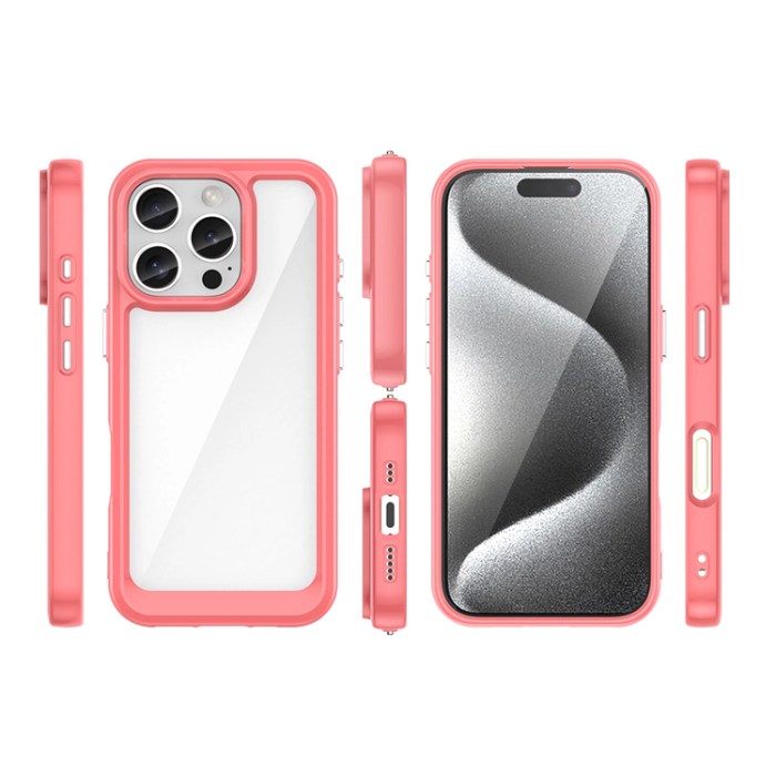 OEM - iPhone 16 Pro Max Mobilskal Outer Space - Röd