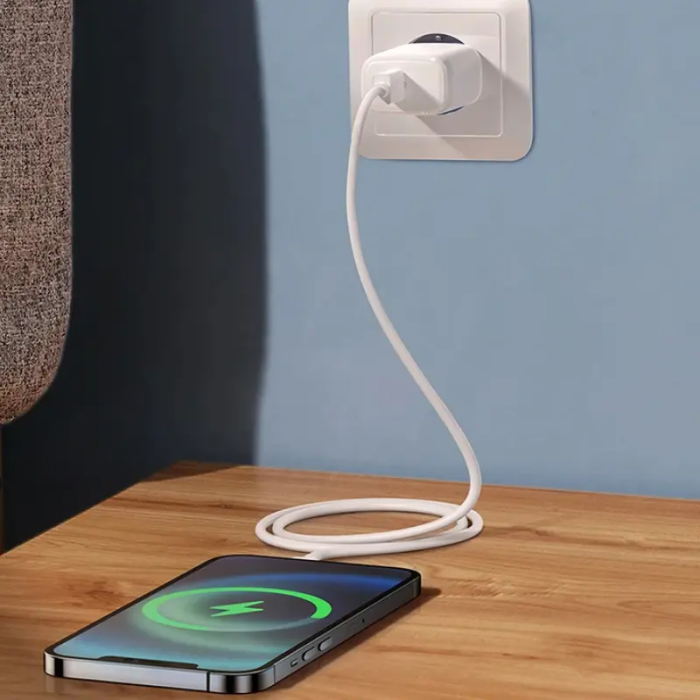 SiGN - SiGN iPhone 13 Laddare USB-C PD och USB-C till Lightning Kabel 1m