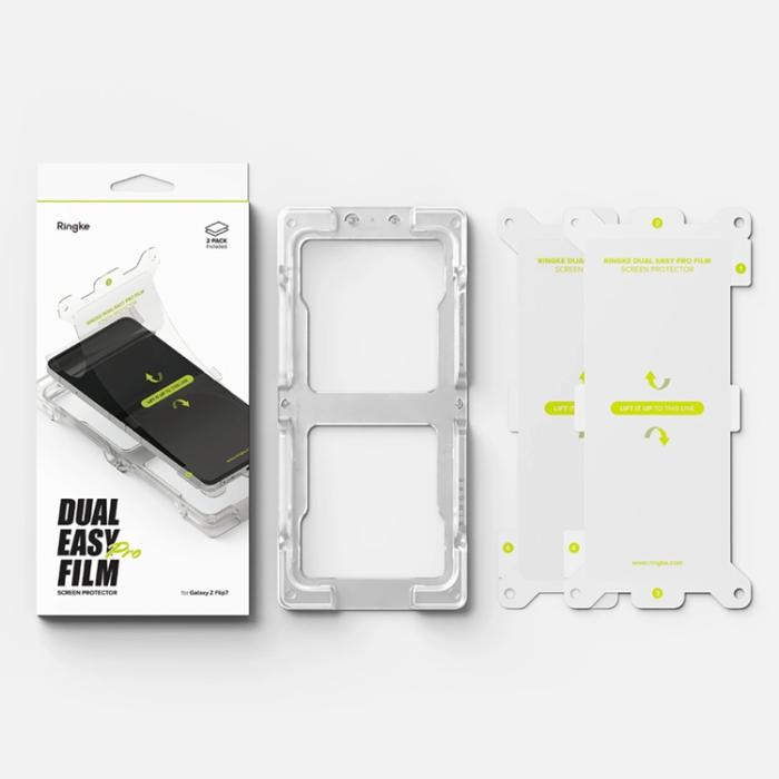 Ringke - [2-Pack] Ringke Galaxy Z Flip 7 Plastfilm Skärmskydd Dual Easy Pro