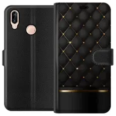 Gustaf - Pl&aring;nboksfodral till Huawei P20 lite med Luxury Opulence
