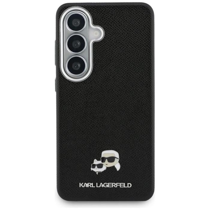 KARL LAGERFELD - Karl Lagerfeld Mobilskal För Galaxy S26 Plus MagSafe Saffiano Metal Logo - Svart