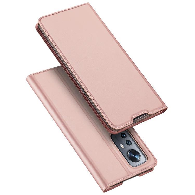 DUX DUCIS Skin Series Plånboksfodral Xiaomi 12 Pro - Rosa Guld | 2353 | AlltMobil