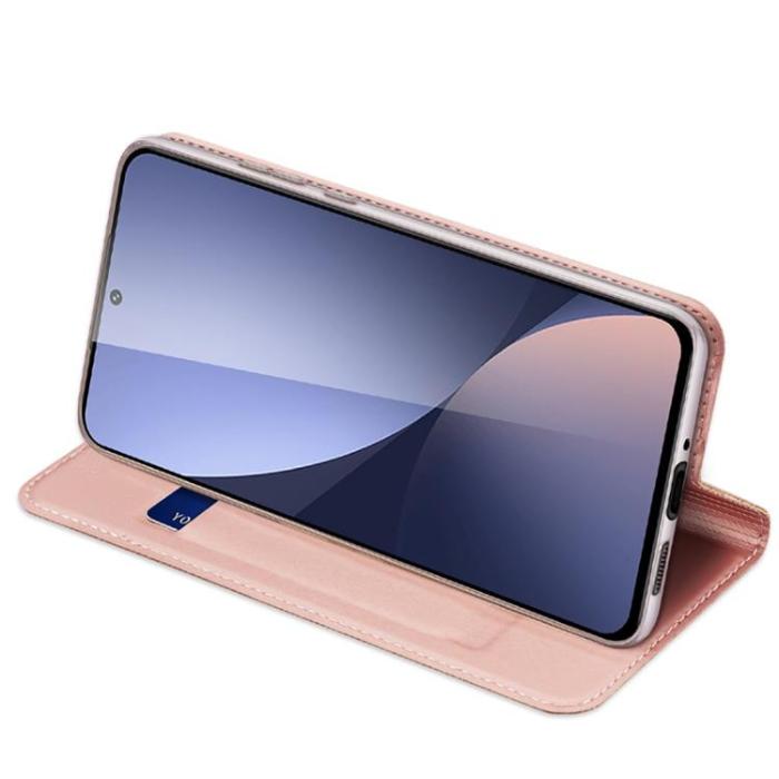 Dux Ducis - DUX DUCIS Skin Series Plånboksfodral Xiaomi 12 Pro - Rosa Guld