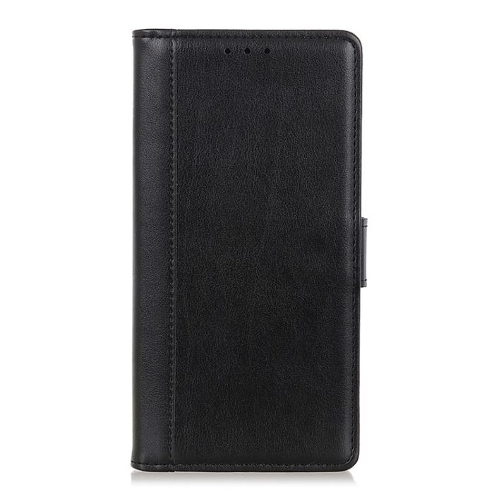 KHAZNEH - KHAZNEH Galaxy S23 Ultra Plånboksfodral Stand Flip PU Läder - Svart
