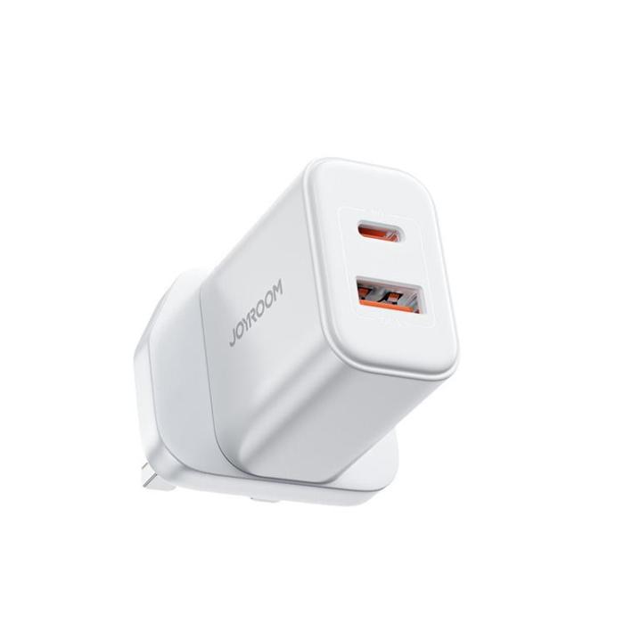 Joyroom - Joyroom UK Väggladdare USB-A/USB-C 20W - Vit