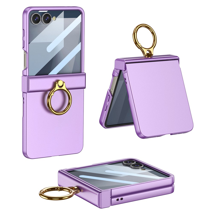 GKK Galaxy Z Flip 7 Mobilskal Ultratunt Ringstöd - Lila | 2353 | AlltMobil