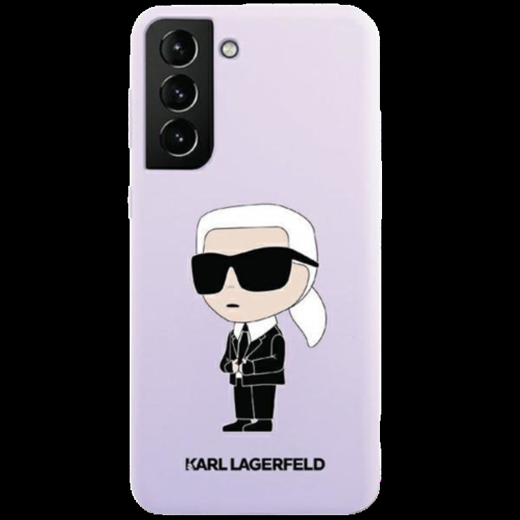 Karl Lagerfeld Galaxy S23 Plus Skal Silicone Ikonik - Lila | 2353 | AlltMobil