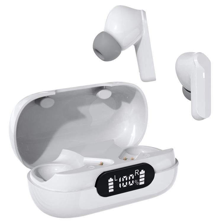 Denver Truly Wireless Bluetooth Earbuds - Vit | 505771 | AlltMobil