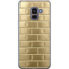iSecrets - Mobilskal till Samsung Galaxy A8 (2018) med Gyllene Murstenar