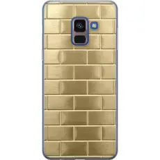 Gustaf - Mobilskal till Samsung Galaxy A8 (2018) med Gyllene Murstenar