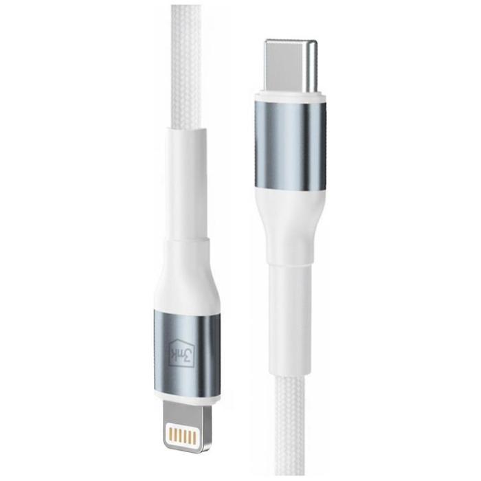 3MK - 3MK USB-C till Lightning 27W Kabel 9V/3A 3m N-SERIES Hyper - Vit