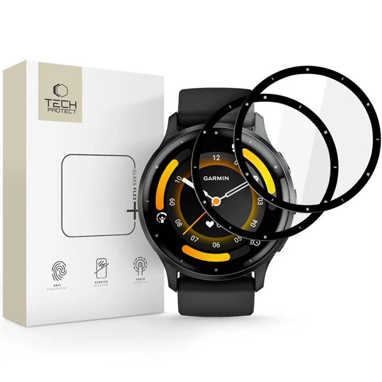 [2-Pack] Tech-Protect Garmin Fenix Venu 3 Plastfilm Skärmskydd | 5468 | AlltMobil