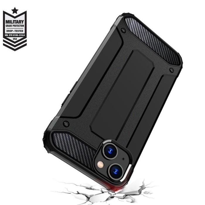 OEM - iPhone 15 Plus Mobilskal Hybrid Armor - Svart