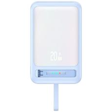 USAMS - USAMS Magnetisk Trådlös Powerbank 10000mAh CD219 XM- Blå