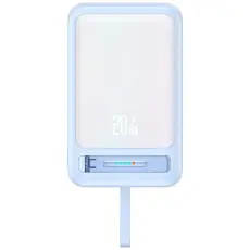 USAMS - USAMS Magnetisk Trådlös Powerbank 10000mAh CD219 XM- Blå