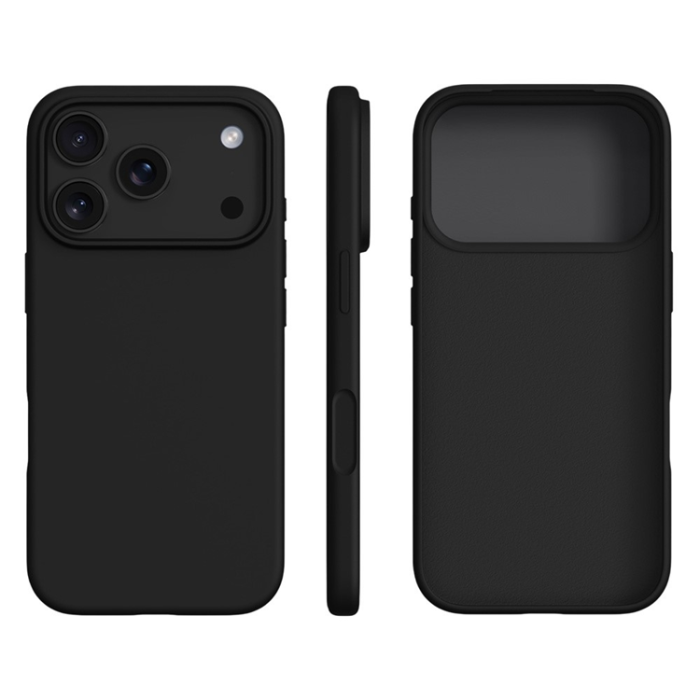 A-One Brand - iPhone 17 Pro Mobilskal Anti-Scratch Silikon+PC - Svart