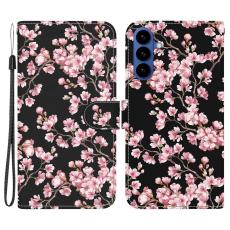 OEM - Samsung Galaxy S26 / S26 Pro Pl&aring;nboksfodral Anti-Drop Konstl&auml;der - Plommonblomma