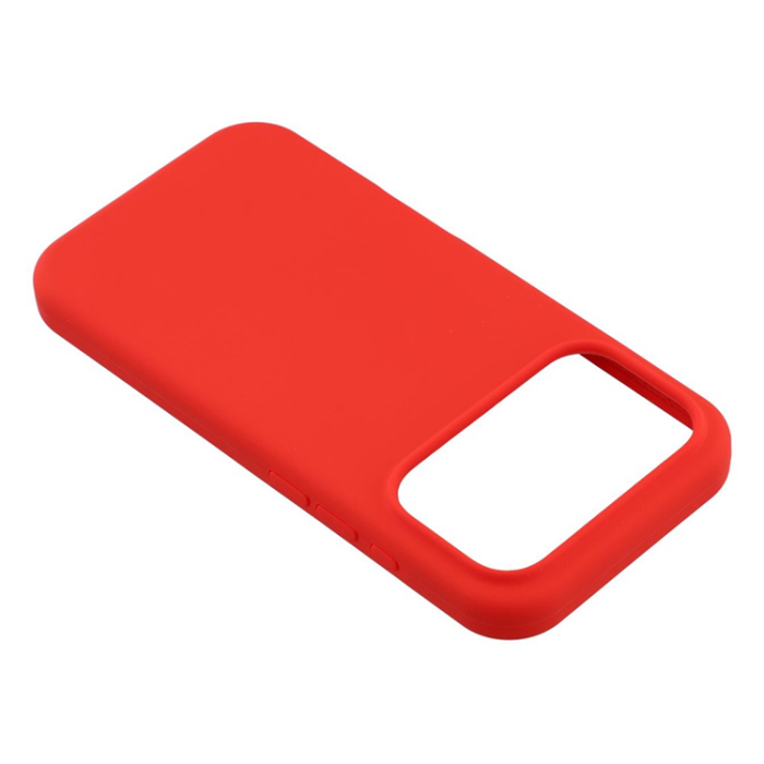 A-One Brand - iPhone 17 Pro Max Mobilskal Solid Silikon Shockproof - Röd