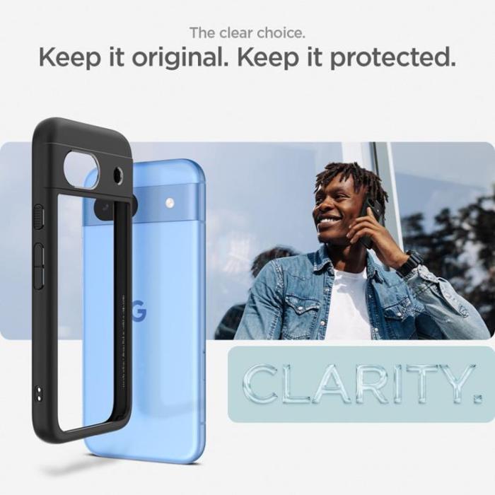 Spigen - Spigen Google Pixel 8A Mobilskal Ultra Hybrid - Matte Svart