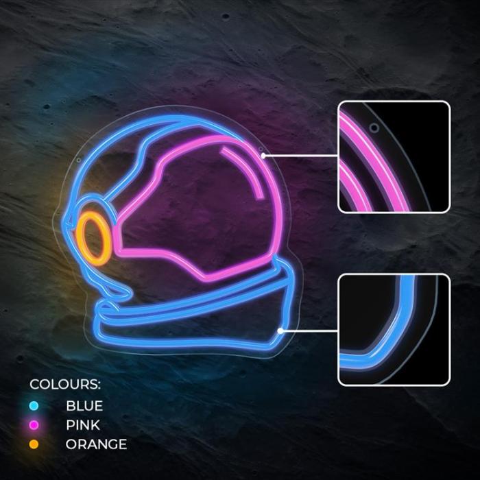 Forever Light - Forever Light Neon LED PLEXI ASTRONAUT FPNE22 - Flerfärgad