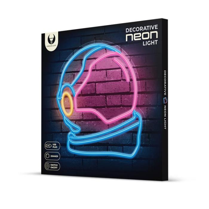 Forever Light - Forever Light Neon LED PLEXI ASTRONAUT FPNE22 - Flerfärgad