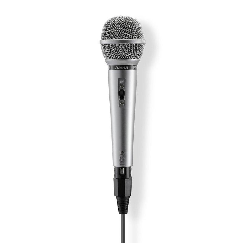 HAMA Mikrofon Karaoke Dynamisk Mono Jam Star Silver