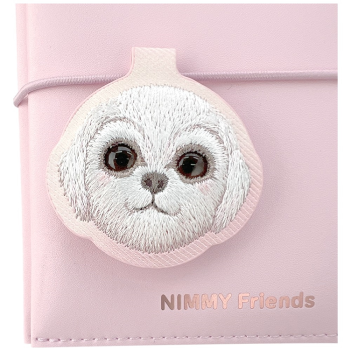 NIMMY - Nimmy 2in1-Set Notebook och Penna New Big-Eye Cute Pets 2.0 Dog - Rosa