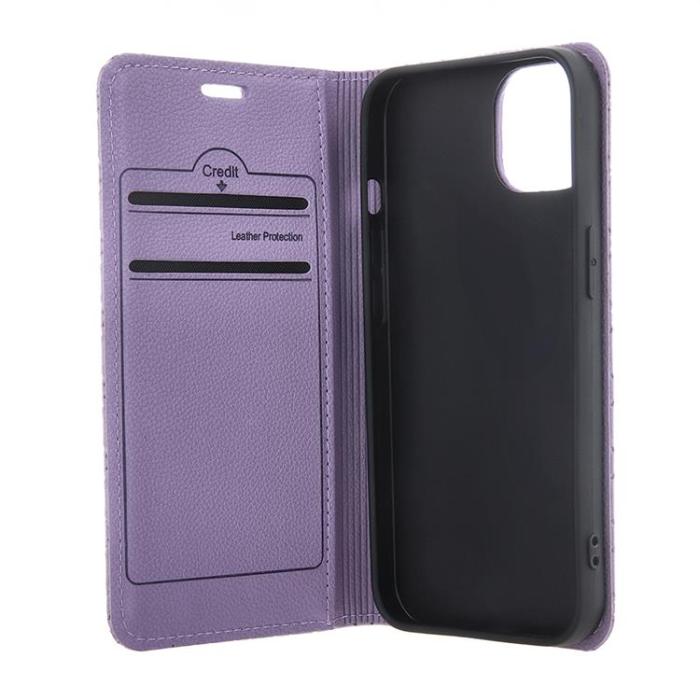 OEM - Galaxy A26 5G Plånboksfodral Smart Caro - Lila
