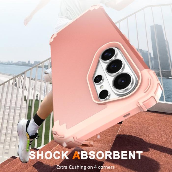 OEM - Mobilskal för Samsung Galaxy S26 Ultra Stöttålig PC + TPU - Roséguld