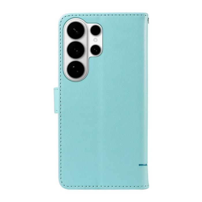 OEM - Cat Pattern Samsung Galaxy S26 Ultra Mobilskal KonstLäder - Grön