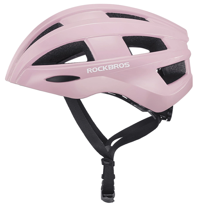 Rockbros - Rockbros Cykelhjälm med Inbyggt Lampa - Rosa