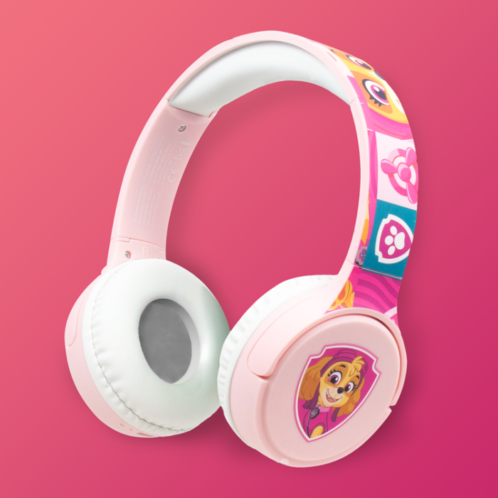 PAW PATROL - Paw Patrol On-Ear Trådlös Hörlurar - Rosa