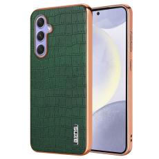 AZNS - AZNS Samsung Galaxy S23 FE Fodral KonstL&auml;der - Gr&ouml;n