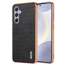 AZNS - AZNS Samsung Galaxy S23 FE Fodral KonstL&auml;der - Svart