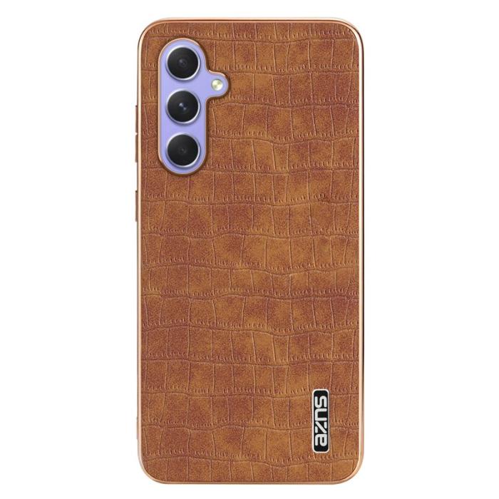 AZNS - AZNS Samsung Galaxy S23 FE Fodral KonstLäder - Brun