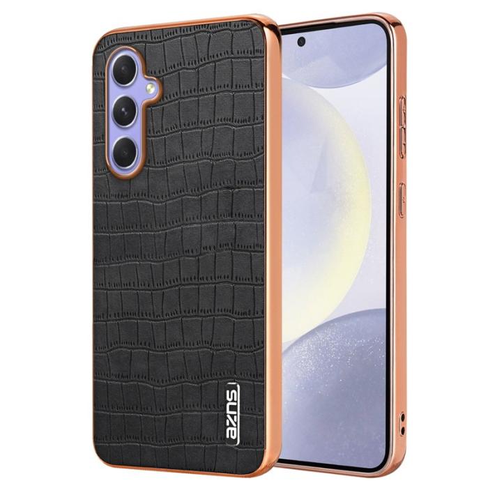 AZNS - AZNS Samsung Galaxy S23 FE Fodral KonstLäder - Svart