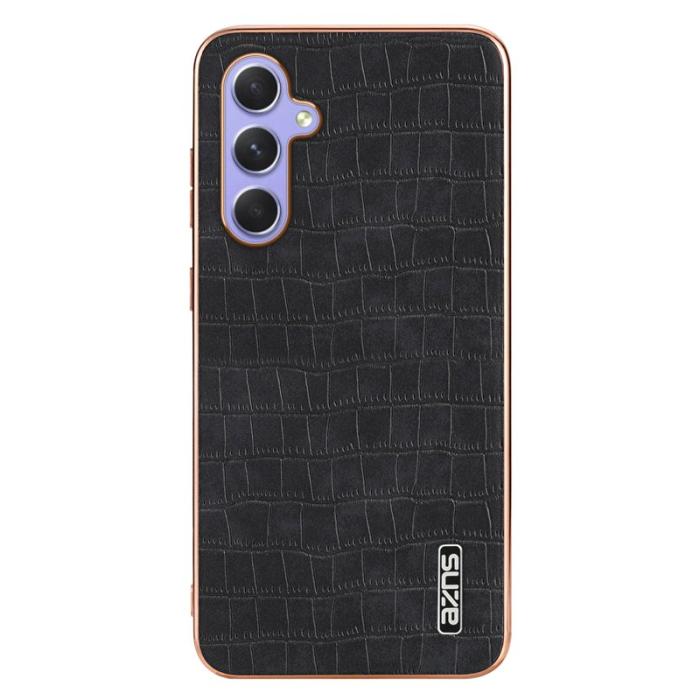 AZNS - AZNS Samsung Galaxy S23 FE Fodral KonstLäder - Svart