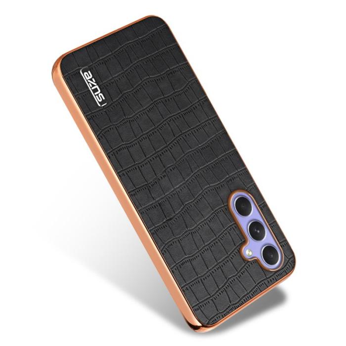 AZNS - AZNS Samsung Galaxy S23 FE Fodral KonstLäder - Svart