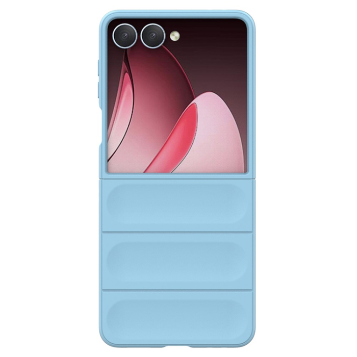 A-One Brand - Galaxy Z Flip 7 Mobilskal Anti-Drop TPU Rugged - Babyblå