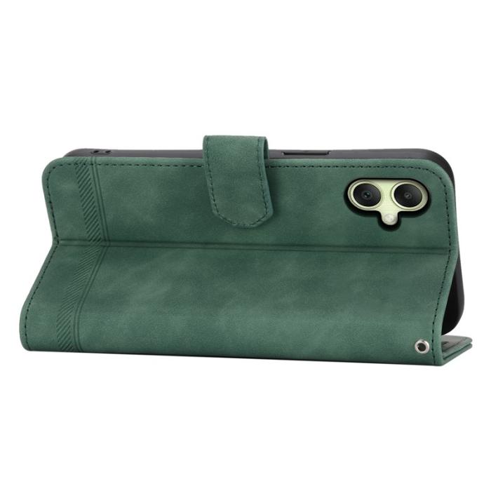 DIERFENG - DIERFENG DF-03 Plånboksfodral för Samsung Galaxy A06 4G Konstläder - Grön