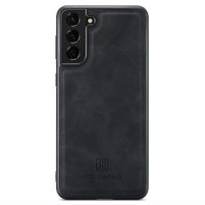 DG.MING - DG.MING Mobilskal till Samsung Galaxy S24 PU L&auml;der Coated - Svart