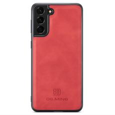DG.MING - DG.MING Mobilskal till Samsung Galaxy S24 PU L&auml;der R&ouml;d