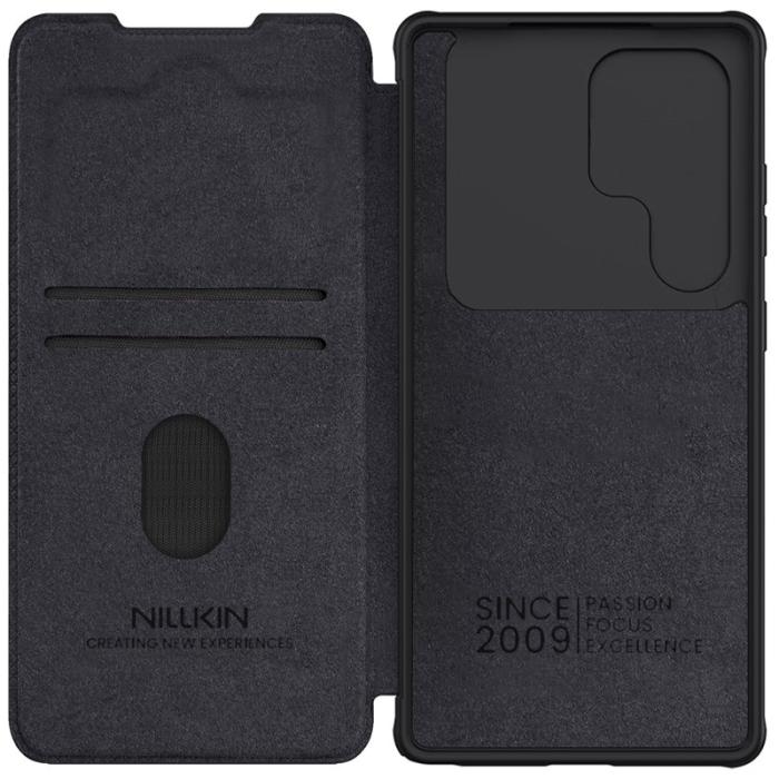 Nillkin - NILLKIN Qin Pro Series Mobilskal till Samsung Galaxy S25 Ultra - Svart
