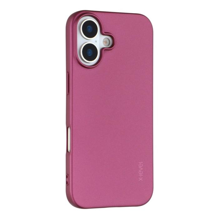 X-Level - X-LEVEL Guardian Series Mobilskal till iPhone 17 Soft TPU Vinröd