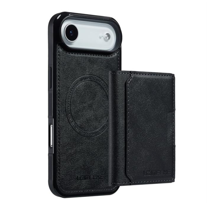LC.imeeke - LC.IMEEKE L5 iPhone Air Fodral KonstLäder - Svart