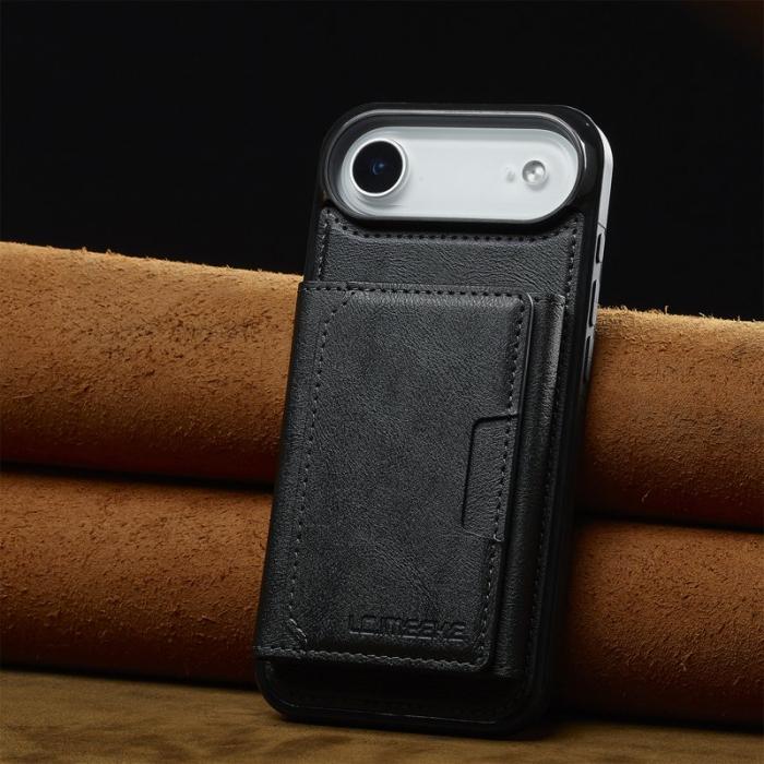 LC.imeeke - LC.IMEEKE L5 iPhone Air Fodral KonstLäder - Svart