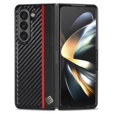 LC.imeeke - LC.IMEEKE Samsung Galaxy Z Fold6 Fodral KonstL&auml;der - Svart