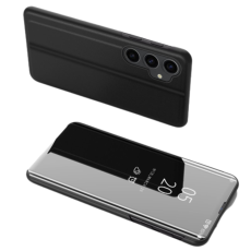 OEM - Galaxy S23 FE Mobilfodral Clear View Flip - Svart